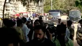 Mumbai Youth Congress Protested Against Ilegal detained Of MRCC President Sanjay Nirupam Sir