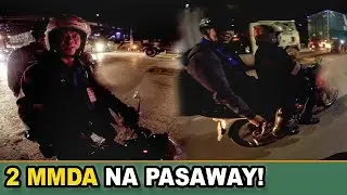 TRENDING: MOTORCYCLE RIDER, Sinita ang 2 MMDA Enforcer na Pasaway!