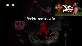 Buddie and roomba | Stupid Chimp Slop