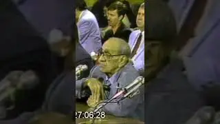 Chicago Outfit boss Tony Accardo denies working for Al Capone (1984)
