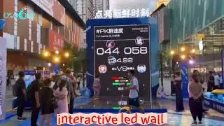 interactive led wall display
