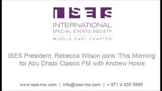 International Special Events Society Middle East - This Morning Radio Interview
