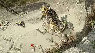 Micro piles work |Treatment of valley side erosion|Hill mitigation measures