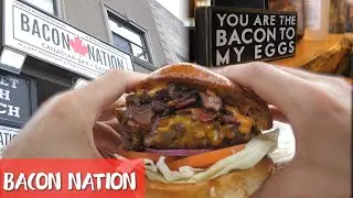 Pig Mac?! Bacon Nation makes Heart Stopping Bacon Burgers in Kensington Market | Matt's Megabites