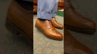 Feeling the comfort that The Carullo Full Brogue Derby brings #shorts