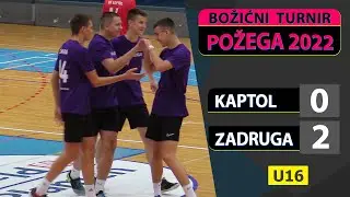 NK Kaptol - Zadruga 0:2 # Božićni turnir Požega # Prva utakmica skupine # 27.12.2022 # Kadeti