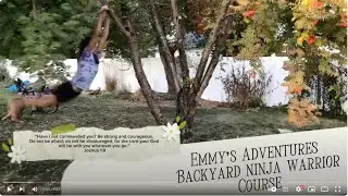 Backyard Ninja warrior course!