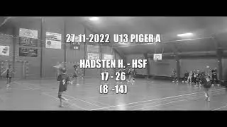 U13 PIGER A  HADSTEN H. - HSF