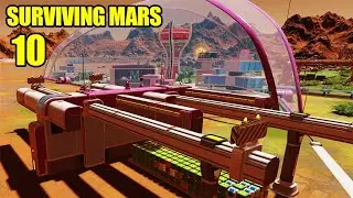 The first train ride on Mars | Surviving Mars German