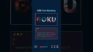 CSS Text Masking  