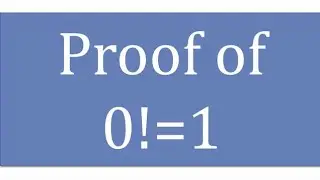 why 0! is equal to 1 ? | class 11 permutations and combinations| @infinite classes