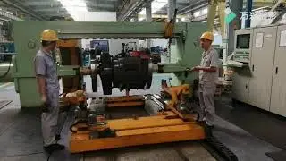 Fully Automatic Double Cylinders Wheelset Press 2200 - 2500mm