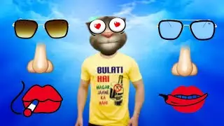 Part 2 lipstick Chashma Bal Billu comedy funny video💋My Talking Tom 😜👈