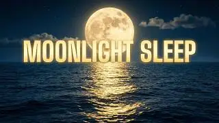 Gentle Ocean Waves for Deep Sleep 🌊 Dark Screen Night Ocean Sounds (10 Hours)