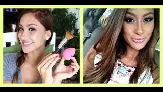 Foundation Routine: NO MORE OILY SKIN! + Blush, Contour