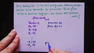 İFTAR Tatlısı.. GÜZEL 1 POLİNOM Sorusu 👍