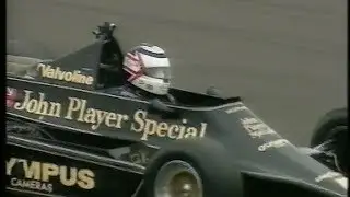 Nigel Mansell tries Senna's Lotus 98T and a Lotus 79 at Silverstone