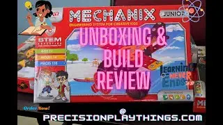 Mechanix Junior Unboxing&Aeroplane Build Review By Precisionplaythings.com #educationaltoys #amazon