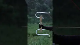 PVC DIY Arrow With Bow Slingshot #diy #craft #youtubeshorts #wood #bamboo