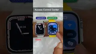 watchOS 9 vs watchOS 10 #shorts