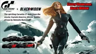 GT Sport - Livery Showcase: Black Widow #2 | Corvette C7 Variations