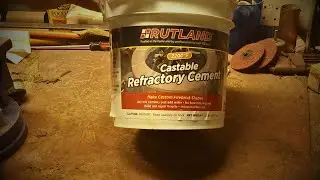 Rutland 12.5 lbs Tub Castable Cement - Mix With Water (Fire Clay) 2200 degree - Product Video