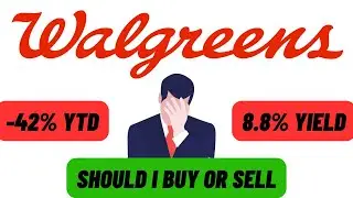 WBA DOWN 42% YTD! | Should You BUY This Company Yielding 8.8%? | Walgreens Stock Analysis! |