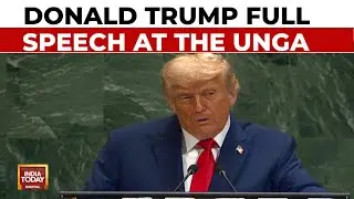 US President Donald Trump Full Speech At The UNGA | Tariffs, Green Energy, Immigration & More