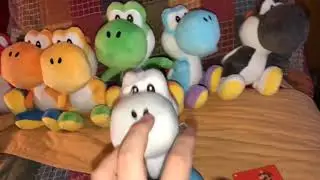 White yoshi plush
