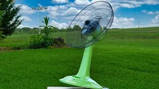 Sharp Desk Fan Dance