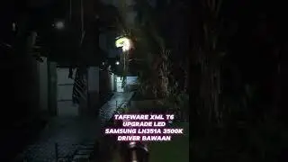 Senter Led TAFFWARE XML T6 Upgrade SAMSUNG LH351A Driver bawaan #shortvideo #subscribe #senter #Led