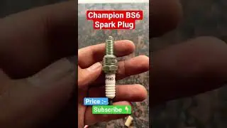 Champion BS6 Spark Plug For Bike / Scooter #shorts #sparkplug