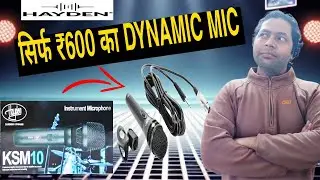 ₹600 Ka Dynamic Microphone 😱 | Studio Sound Milega? Worth It Or Not? #microphone #hayden #recording