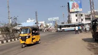 Mini Local Passenger Auto Rickshaw & Local Passenger Bus 🚌 | Indian Rural Village Highway Sounds