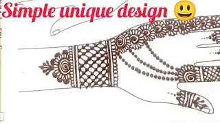 Simple unique designs|#beautiful |#henna |#mehndi 