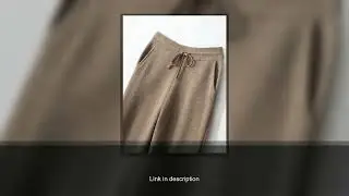 CHICUU Women 's 100% Cashmere Pants Thickness Pencil Pants Autumn Winter Casual Simple Style Ca