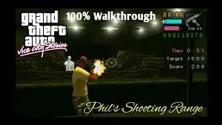 GTA VCS 100% Walkthrough: Phil's Shooting Range