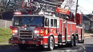 Edge Hill Fire Company Brand New Ladder 400 Responding 11/20/23