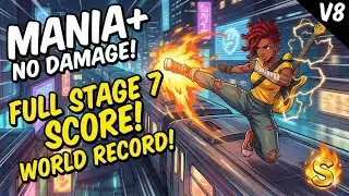 Streets of Rage 4 Cherry FULL STAGE 7 SCORE COMBO WR Mania+