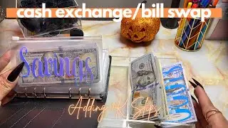 Cash Exchange + Bill Swap + Fund Condense | Oct 2021|  OhmyfroBudgets