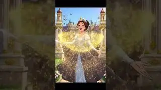 Poor girl became a disney princess with magic 🪄 ✨ #cartoon #foryou #viral #kids #funny #lovestory
