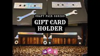 CRAFT FAIR SERIES 2025 - CRAFT FAIR IDEAS TUTORIALS - GIFT CARD HOLDER #papercraft #craftfairideas