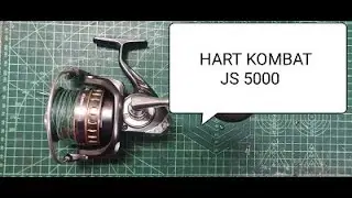 CARRETE O REEL DE PESCA HART KOMBAT JS 5000 REPARACION MANTENIMIENTO .REPARAIR