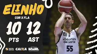 Duplo-duplo do Maestro | Elinho Corazza em Corinthians x Flamengo | NBB CAIXA 2025/26