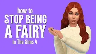 How to STOP Being a Fairy in The Sims 4 🚫🧚  (Through Gameplay)