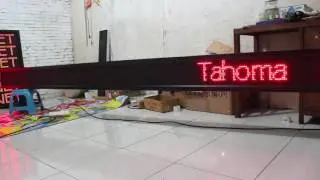 Running Text Merah 20 x 400 Cm by Sala3.NET