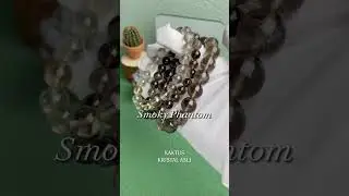 Smoky Phantom Quartz Bracelet by Kaktus Kristal Malaysia for Grounding & Personal Growth