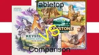 Tabletop Comparison - Keystone North America 1st vs 2nd Ed