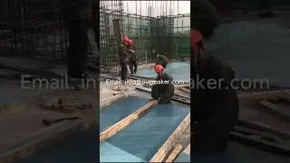 wpc concrete slabs shuttering form works wood composite plastic construction forms board 3/4