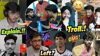 Admino Explain Jonathan vs Punk Fight ✅ Godl New Sponser Leak😨 Og Troll Punk😂 Scout on Sensei left⁉️